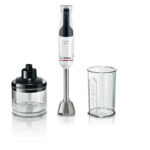 Bosch Serie 4 MSM4W420 blender 0,6 l Staafmixer 800 W Zwart, Transparant, Wit