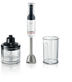 Bosch Serie 4 MSM4W420 blender 0,6 l Staafmixer 800 W Zwart, Transparant, Wit