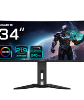 GIGABYTE MO34WQC2 computer monitor 86,4 cm (34") 3440 x 1440 Pixels Wide Quad HD OLED Zwart