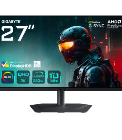 GIGABYTE MO27Q2A computer monitor 68,6 cm (27") 2560 x 1440 Pixels Quad HD QD-OLED Zwart