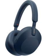 Sony WH-1000XM5 Headset Bedraad en draadloos Hoofdband Oproepen/muziek Bluetooth Blauw