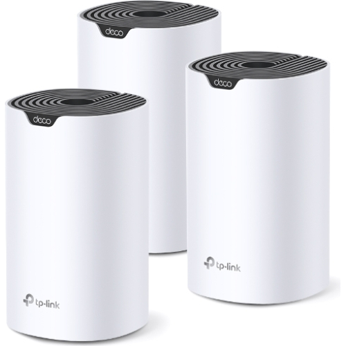 TP-Link Deco S7 (3-pack) Dual-band (2.4 GHz / 5 GHz) Wi-Fi 5 (802.11ac) Wit, Zwart Intern