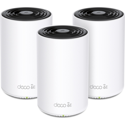 TP-Link Deco XE75 Pro (3-pack) Tri-band (2,4 GHz / 5 GHz / 6 GHz) Wi-Fi 6E (802.11ax) Wit Intern