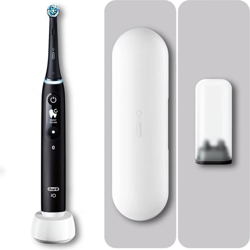 Oral-B iO Series 6 Volwassene Roterende tandenborstel Zwart