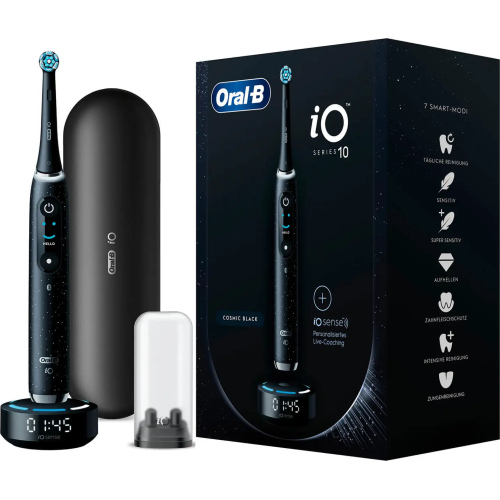 Oral-B iO Series 10 Volwassene Roterende-oscillerende tandenborstel Zwart