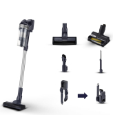 Samsung VS15A60AGR5 Steelstofzuiger Batterij/Accu Droog Zakloos 0,8 l 410 W Zwart, Zilver