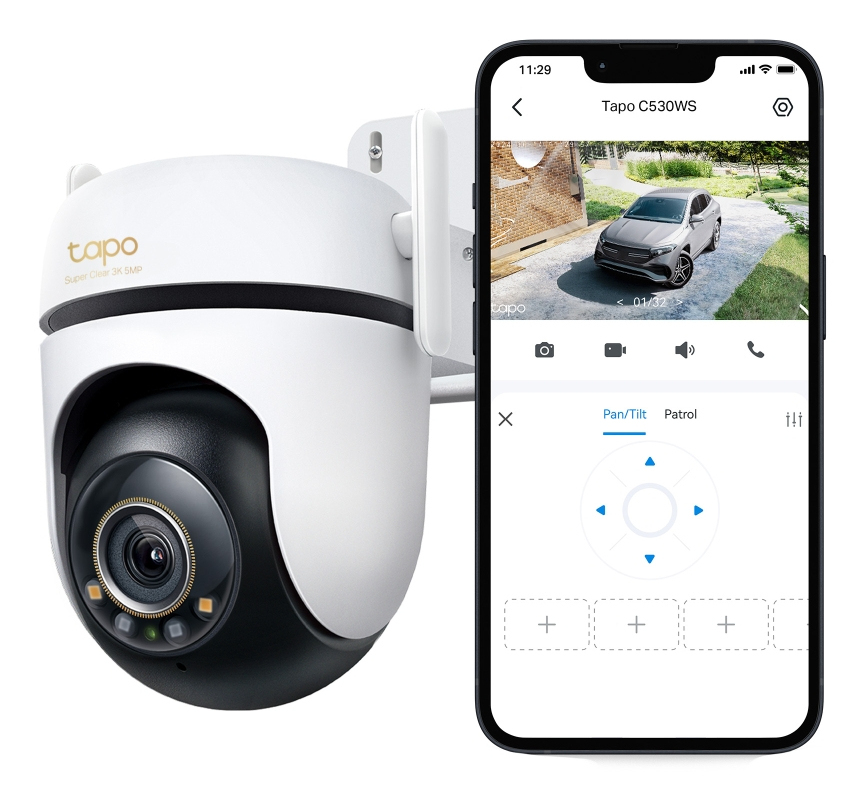 TP-Link TAPO C530WS bewakingscamera Torentje IP-beveiligingscamera Buiten 2880 x 1620 Pixels Muur - Afbeelding 19