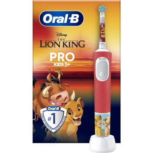 Oral-B Kids VITALITYPROLIONK elektrische tandenborstel Kind Roterende-oscillerende tandenborstel Meerkleurig