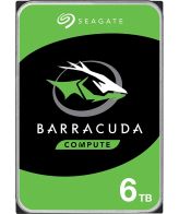 Seagate Barracuda 6TB interne harde schijf 5400 RPM 256 MB 3.5" SATA III