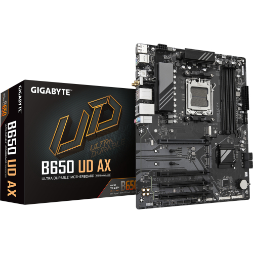 GIGABYTE B650 UD AX moederbord AMD B650 Socket AM5 ATX