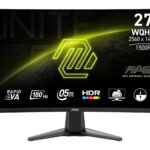 MSI MAG 27CQ6F computer monitor 68,6 cm (27") 2560 x 1440 Pixels Quad HD LCD Zwart