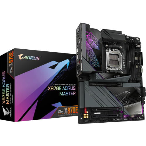 GIGABYTE X870E AORUS MASTER moederbord AMD X870 Socket AM5 ATX