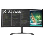 LG 35WN75CP-B.AEU computer monitor 88,9 cm (35") 3440 x 1440 Pixels 4K Ultra HD LED Zwart