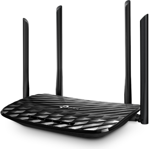 TP-Link Archer C6 draadloze router Gigabit Ethernet Dual-band (2.4 GHz / 5 GHz) Zwart