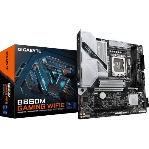 GIGABYTE B860M GAMING WIFI6 moederbord Intel B860 Express LGA 1851 (Socket V1) micro ATX