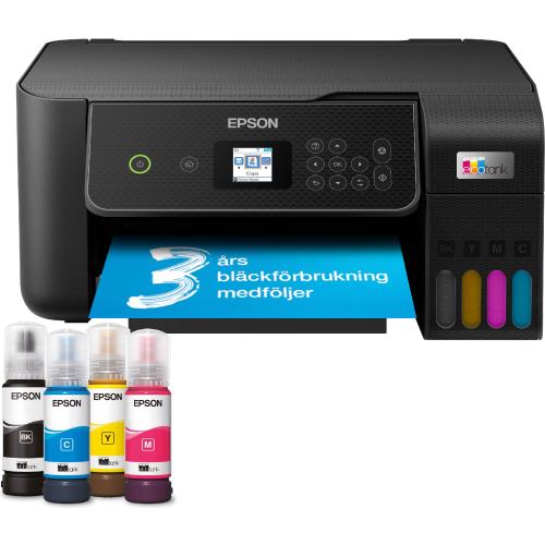 Epson EcoTank ET-2870 A4 multifunctionele Wi-Fi-printer met inkttank, inclusief tot 3 jaar inkt