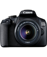 Canon EOS 2000D + EF-S 18-55mm f/3.5-5.6 III SLR camerakit 24,1 MP CMOS 6000 x 4000 Pixels Zwart