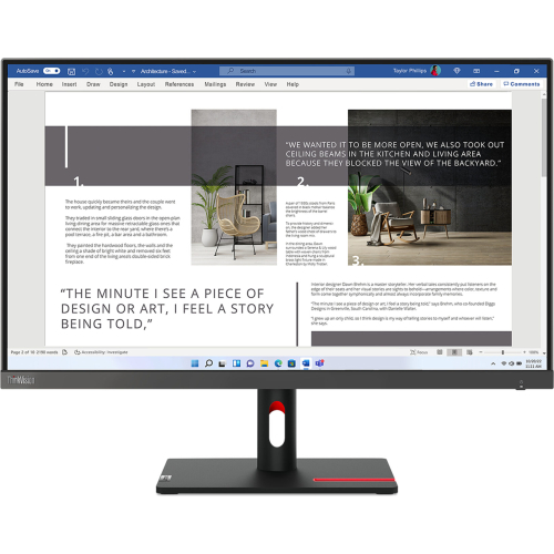 Lenovo ThinkVision S27i-30 computer monitor 68,6 cm (27") 1920 x 1080 Pixels Full HD LED Grijs