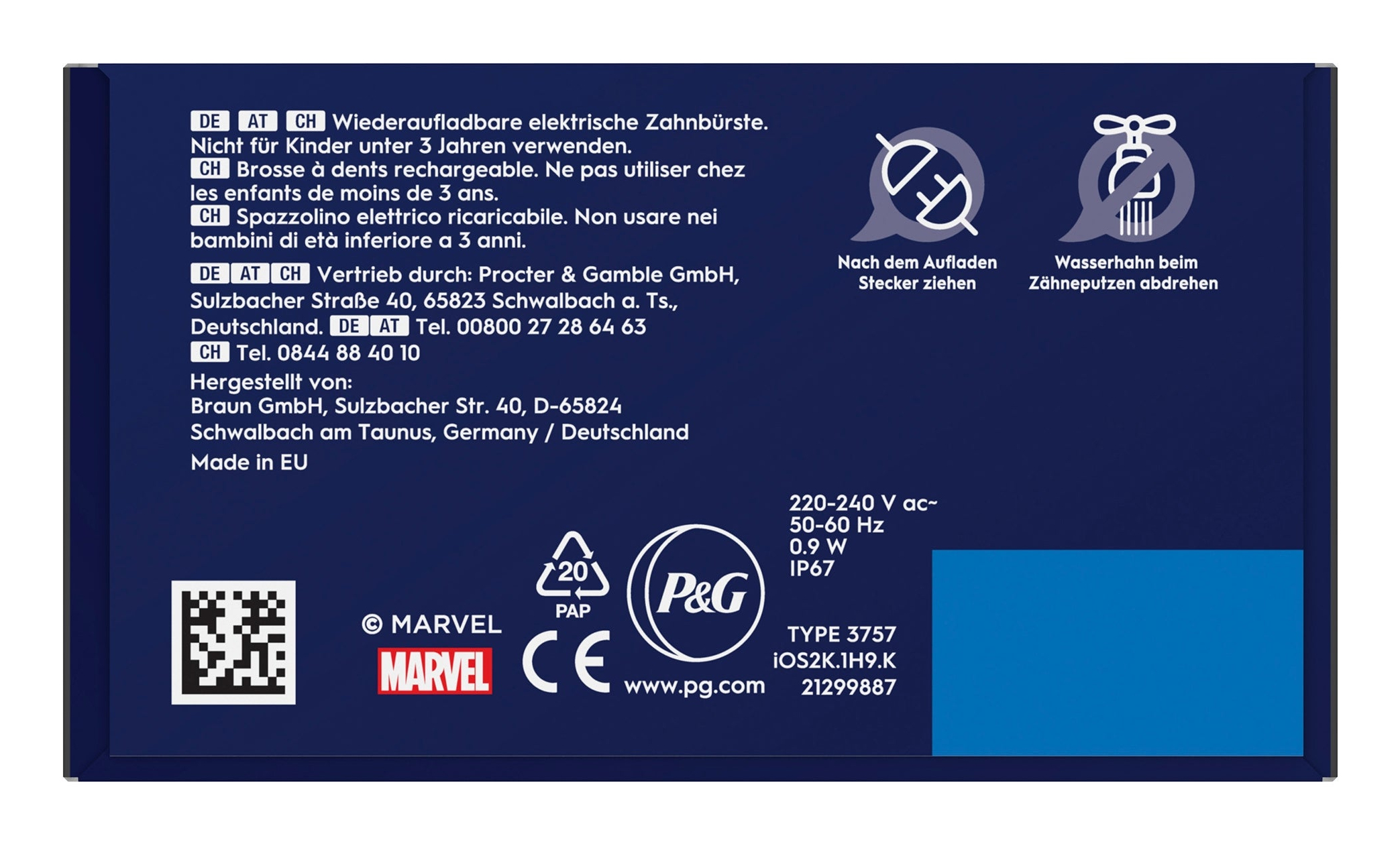 Oral-B iO Kids Spiderman Kind Roterende tandenborstel Zwart - Afbeelding 13