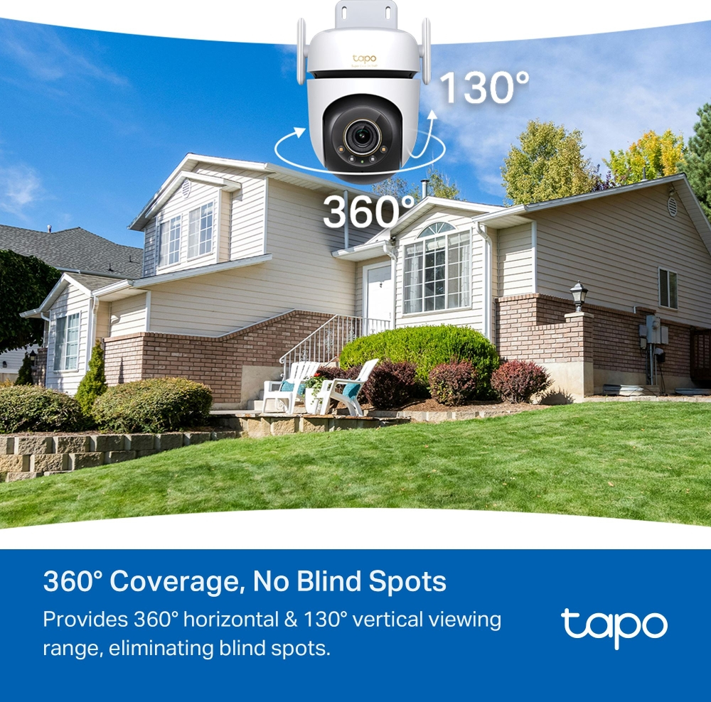 TP-Link TAPO C530WS bewakingscamera Torentje IP-beveiligingscamera Buiten 2880 x 1620 Pixels Muur - Afbeelding 22