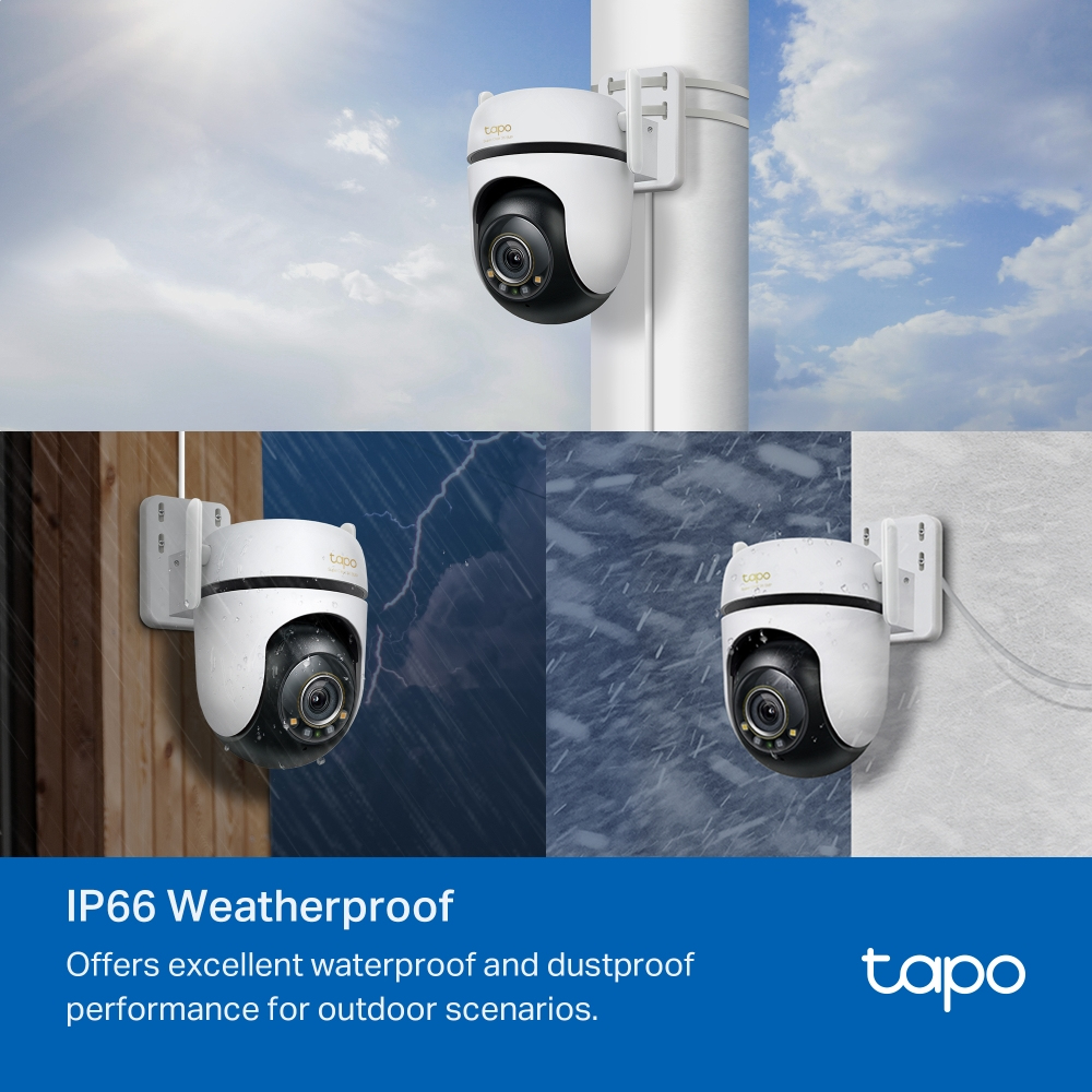 TP-Link TAPO C530WS bewakingscamera Torentje IP-beveiligingscamera Buiten 2880 x 1620 Pixels Muur - Afbeelding 28