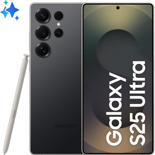 Samsung Galaxy S25 Ultra 17,5 cm (6.9") Dual SIM Android 15 5G USB Type-C 12 GB 256 GB 5000 mAh Zwart, Titanium