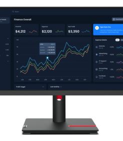 Lenovo ThinkVision T22i-30 computer monitor 54,6 cm (21.5") 1920 x 1080 Pixels Full HD LED Zwart