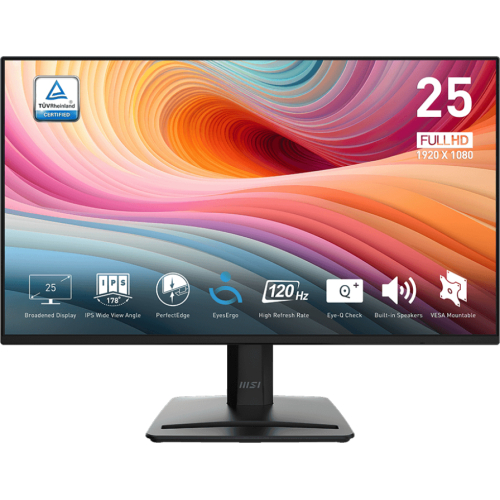 MSI Pro MP252 E2 computer monitor 62,2 cm (24.5") 1920 x 1080 Pixels Full HD LED Zwart