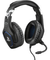 Trust GXT 488 Forze PS4 Gaming Headset - Officieel gelicentieerde PS4 headset – Opklapbare microfoon – 50 mm drivers – Zwart