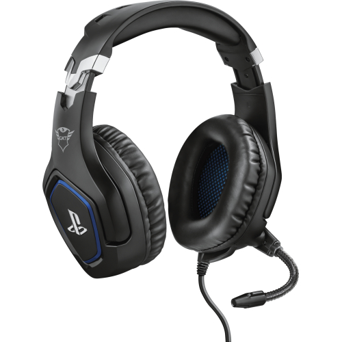 Trust GXT 488 Forze PS4 Gaming Headset - Officieel gelicentieerde PS4 headset – Opklapbare microfoon – 50 mm drivers – Zwart