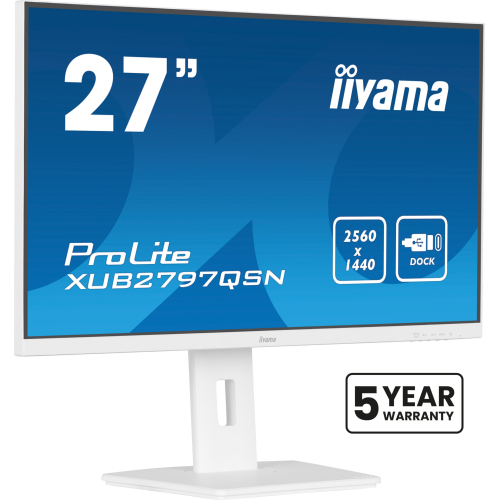 iiyama G-MASTER XUB2797QSN-W2 computer monitor 68,6 cm (27") 2560 x 1440 Pixels Quad HD LED Wit