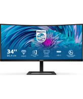 Philips E Line 346E2CUAE/00 computer monitor 86,4 cm (34") 3440 x 1440 Pixels Wide Quad HD+ LCD Zwart