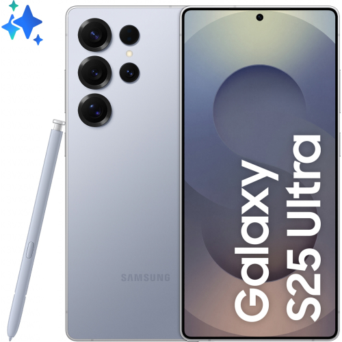 Samsung Galaxy S25 Ultra 17,5 cm (6.9") Dual SIM Android 15 5G USB Type-C 12 GB 256 GB 5000 mAh Blauw, Zilver