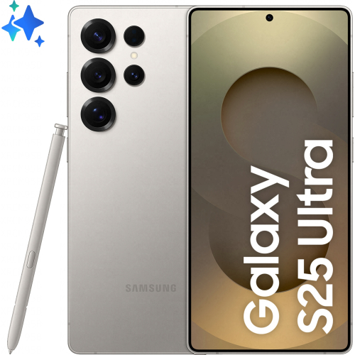 Samsung Galaxy S25 Ultra 17,5 cm (6.9") Dual SIM Android 15 5G USB Type-C 12 GB 512 GB 5000 mAh Grijs, Titanium