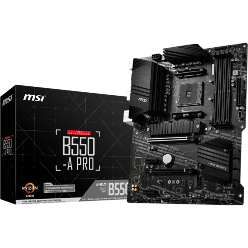 MSI B550-A PRO moederbord AMD B550 Socket AM4 ATX