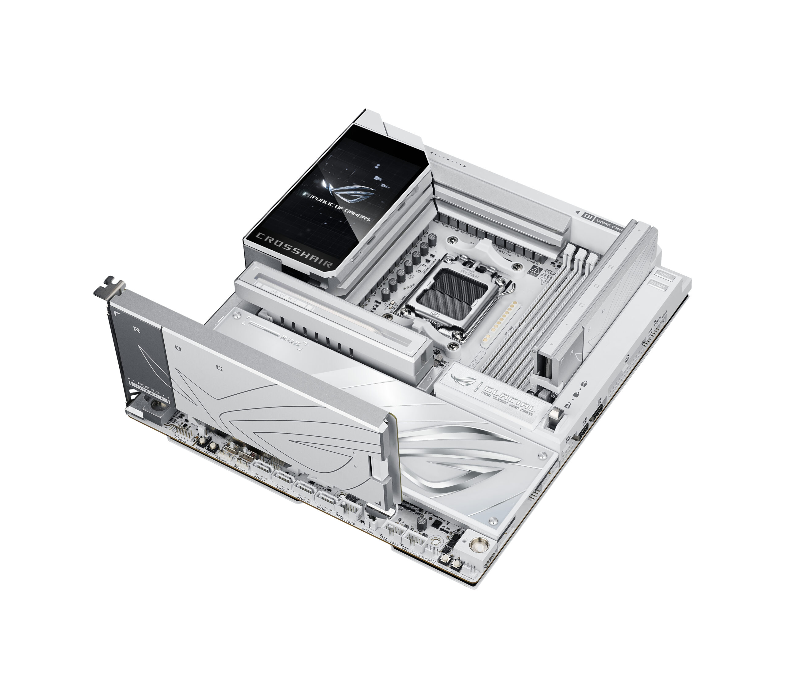 ASUS ROG CROSSHAIR X870E GLACIAL AMD X870E Socket AM5 Verlengd ATX - Afbeelding 10