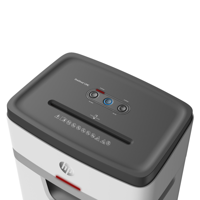 HP OneShred 12MC papiervernietiger Microversnippering 65 dB 22 cm Wit - Afbeelding 5