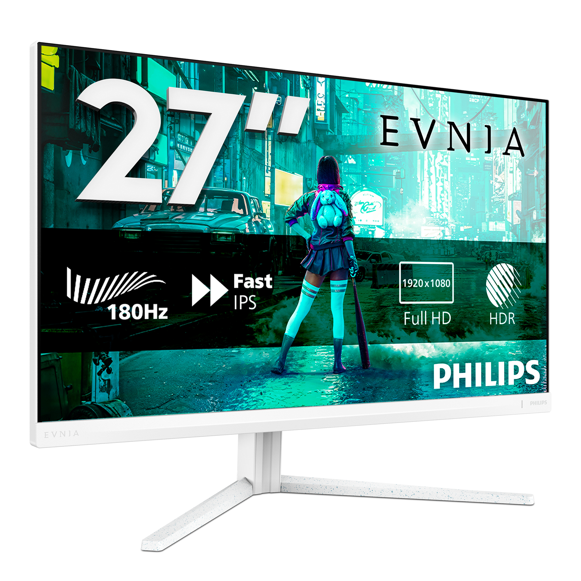 Philips Evnia 27M2N3201A/00 computer monitor 68,6 cm (27") 1920 x 1080 Pixels Full HD LCD Wit - Afbeelding 2
