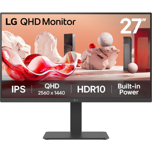 LG 27BA45QB-B computer monitor 68,6 cm (27") 2560 x 1440 Pixels Quad HD LCD Zwart