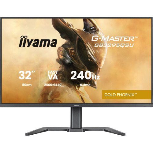 iiyama G-MASTER GB3295QSU-B1 computer monitor 80 cm (31.5") 2560 x 1440 Pixels Quad HD LED Zwart