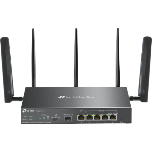 TP-Link Omada ER706W-4G draadloze router Gigabit Ethernet Dual-band (2.4 GHz / 5 GHz) Zwart