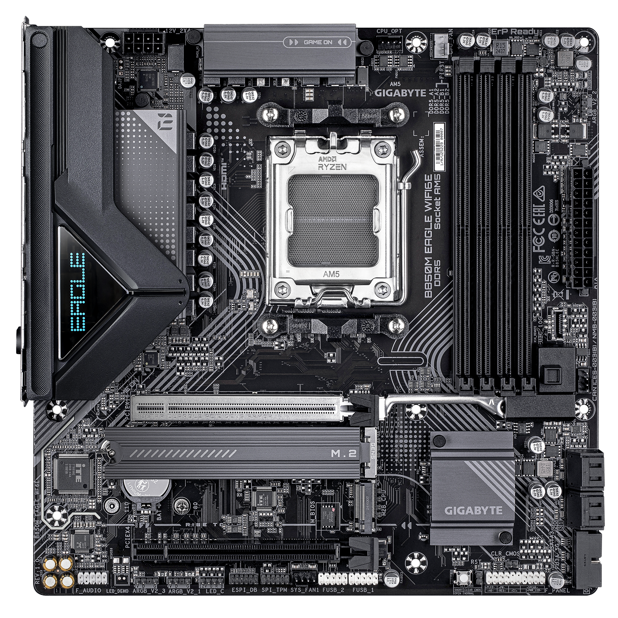 GIGABYTE B850M EAGLE WIFI6E AMD B850 Socket AM5 micro ATX - Afbeelding 2