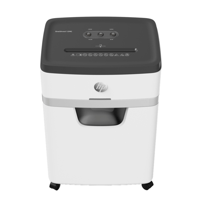 HP OneShred 12MC papiervernietiger Microversnippering 65 dB 22 cm Wit - Afbeelding 3