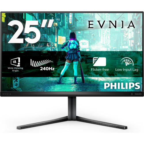 Philips Evnia 25M2N3200W/00 computer monitor 62,2 cm (24.5") 1920 x 1080 Pixels Full HD LCD Grijs