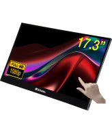 Verbatim 49593 computer monitor 43,9 cm (17.3") 1920 x 1080 Pixels Full HD LCD Touchscreen Zwart