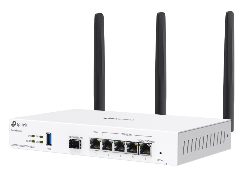 TP-Link FESTA FR365 draadloze router Gigabit Ethernet Dual-band (2.4GHz + 5GHz or 2.4GHz + 6GHz) Wit - Afbeelding 3