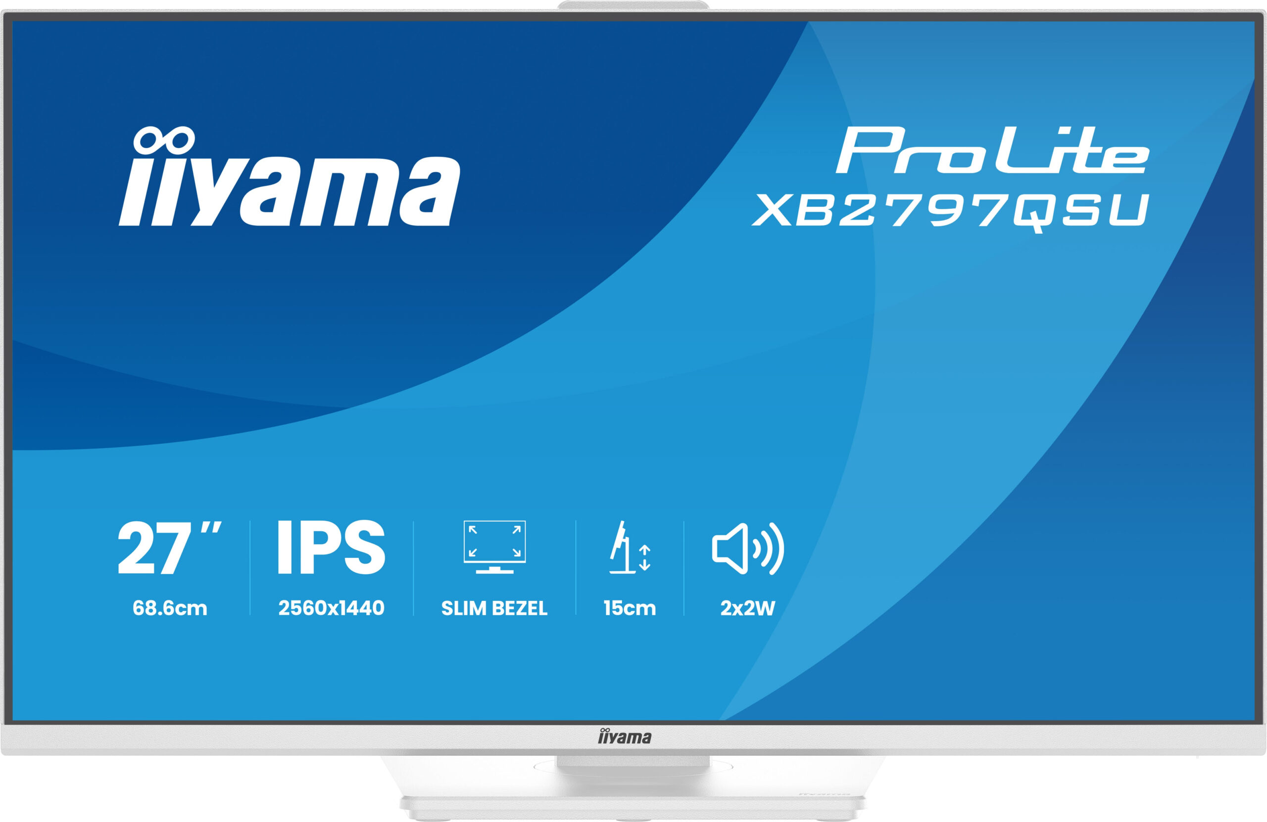 iiyama ProLite XB2797QSU-W1 computer monitor 68,6 cm (27") 2560 x 1440 Pixels Quad HD LED Wit - Afbeelding 6