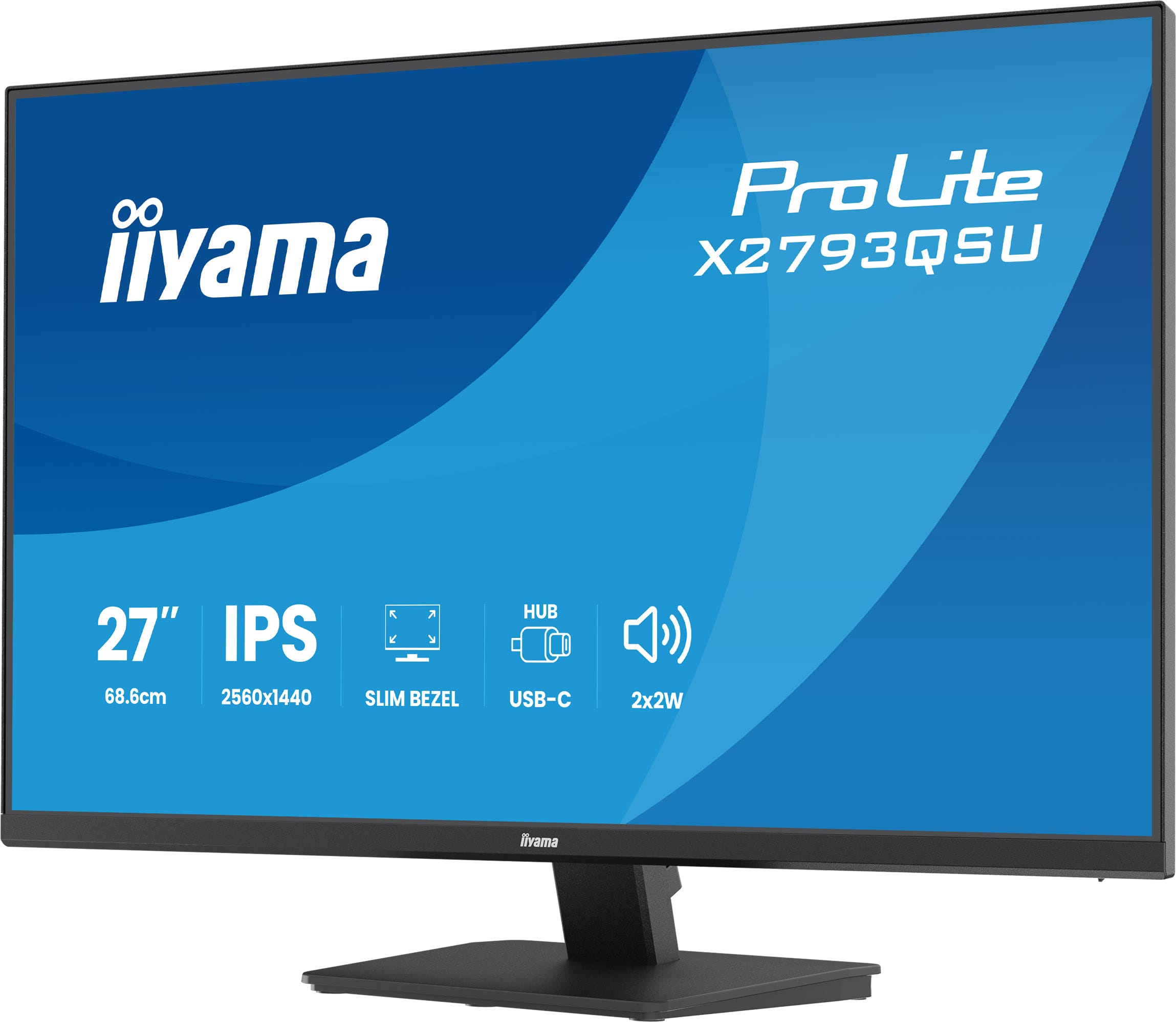 iiyama ProLite X2793QSU-B1 computer monitor 68,6 cm (27") 2560 x 1440 Pixels Quad HD LED Zwart - Afbeelding 5