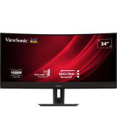 Viewsonic VG3456C computer monitor 86,4 cm (34") 3440 x 1440 Pixels UltraWide Quad HD LED Zwart