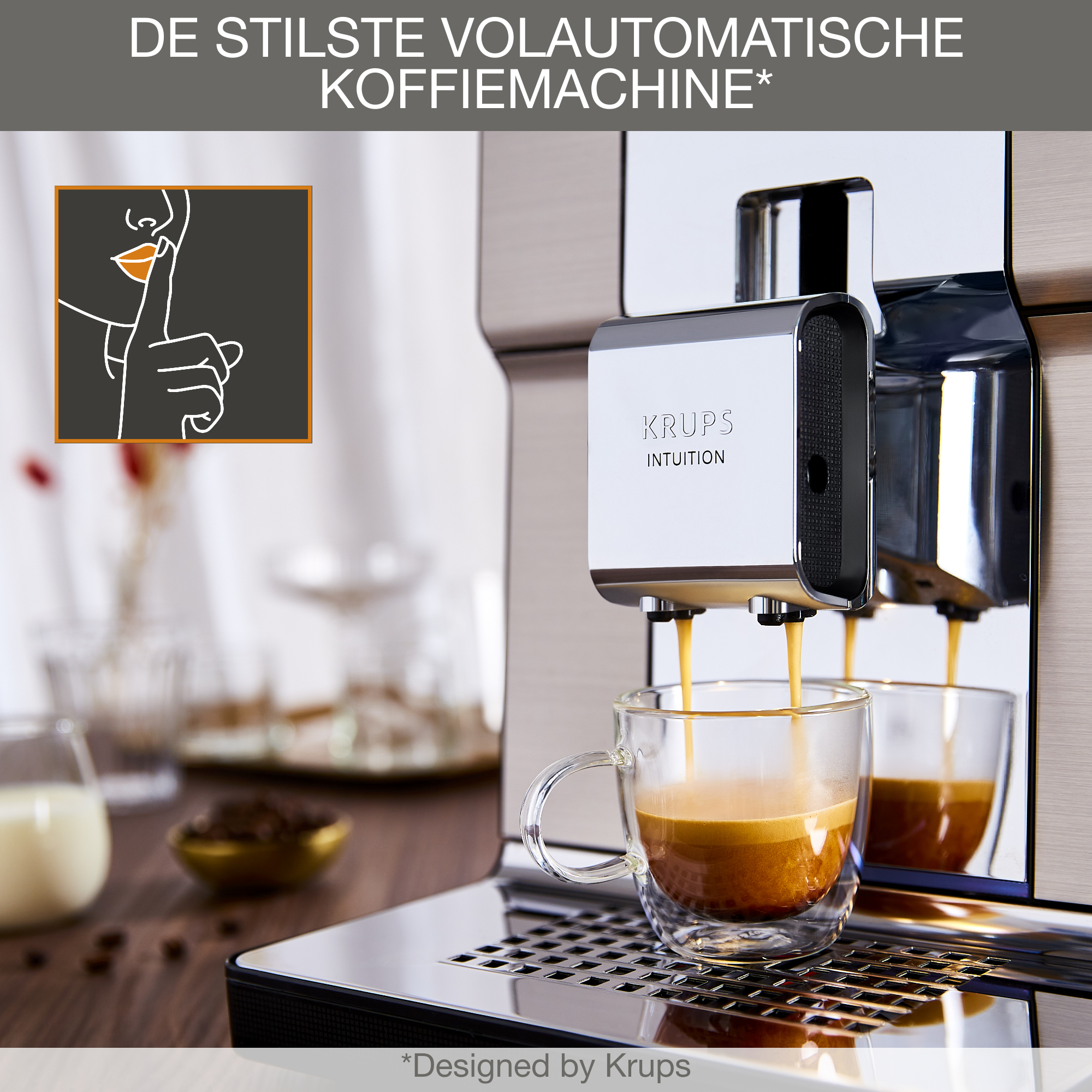 Krups Intuition Experience+ EA877D volautomatische koffiemachine - Afbeelding 3